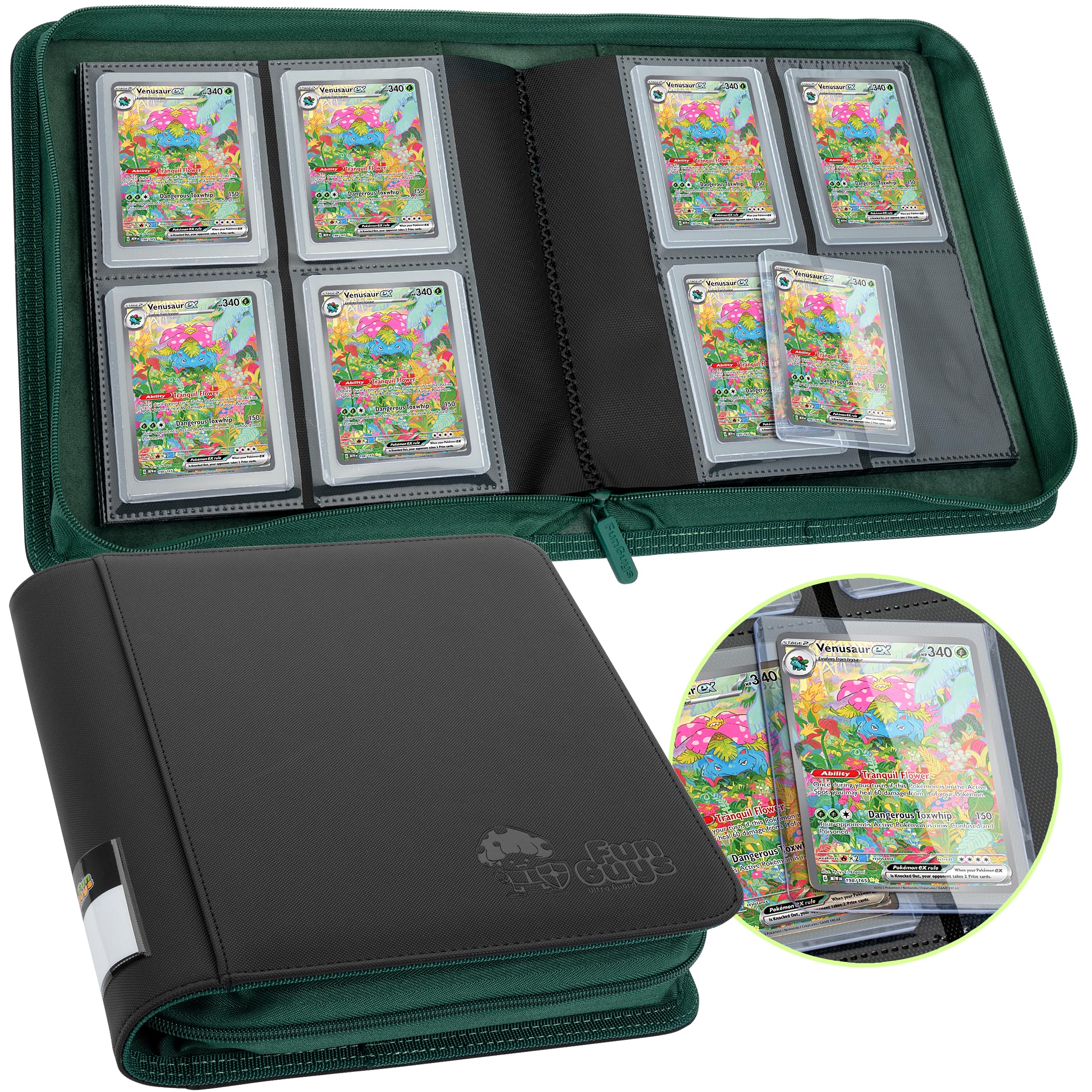 その他 Trading Cards KeeKee Binder Amazon.com: TCGUARD Trading Card Binder, 9 Side Loading