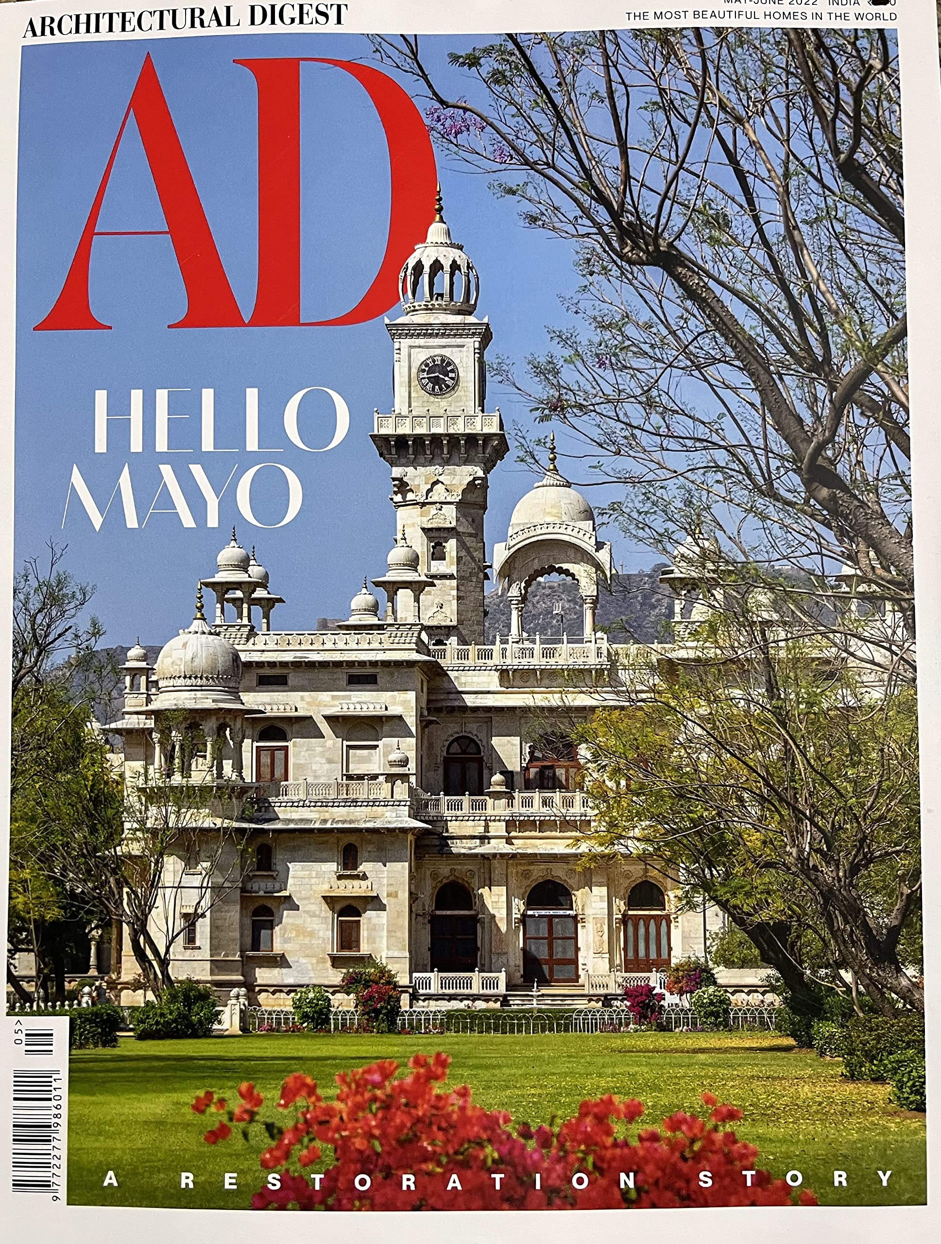 AD Architectural Digest May- June 2022. Hello Mayo
