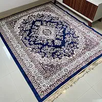 Tapete Sala 2,00x2,50 M Belga Persa Clássico Franja Luxo Medalhão Tabriz (Modelo 2)