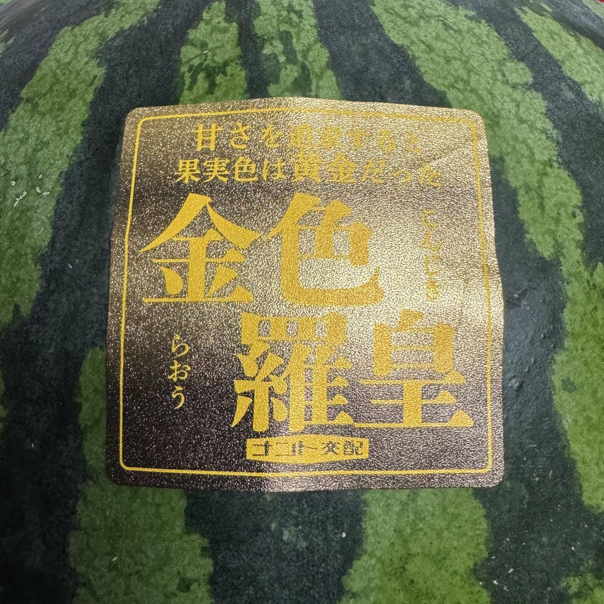 Amazon.co.jp: 黄色すいか 金色羅皇(こんじきらおう) 2L/Lサイズ規格