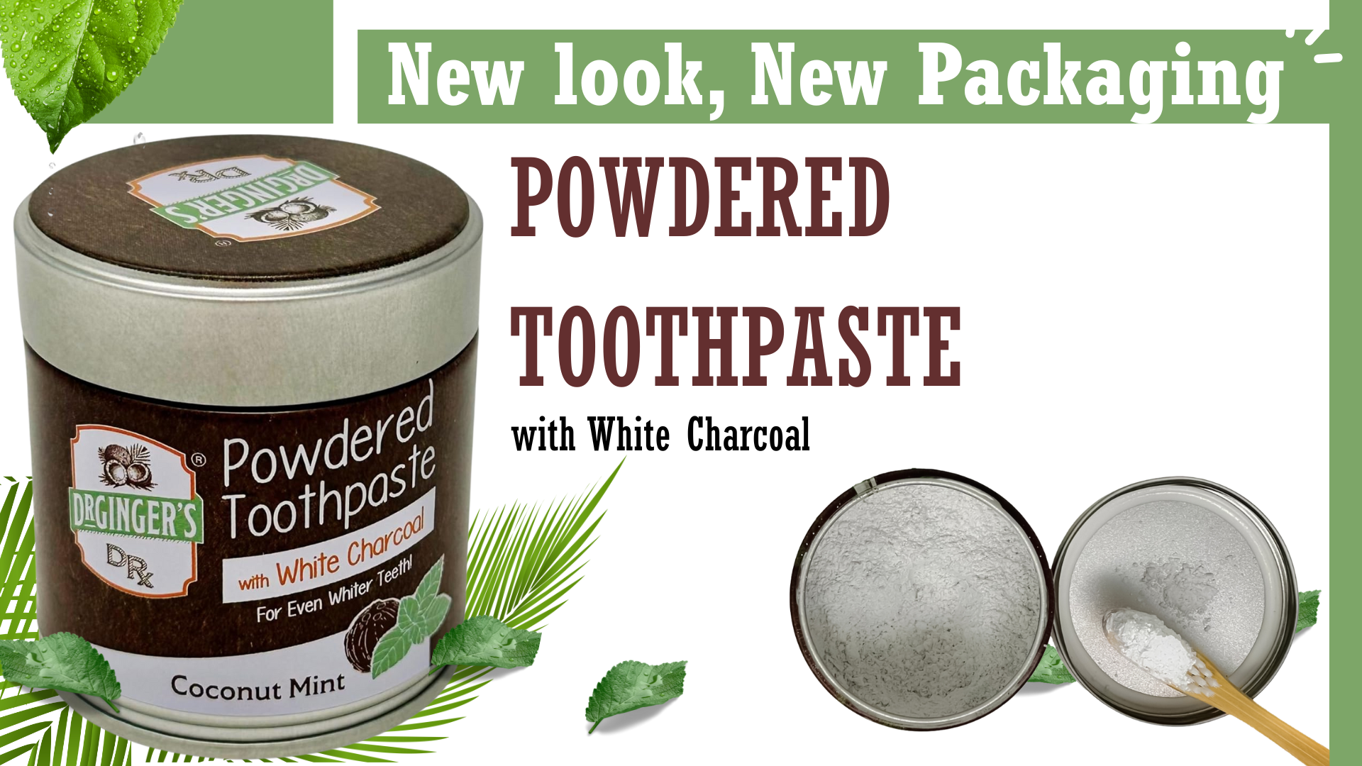 Amazon.com : Dr. Ginger's Powdered Toothpaste with White Charcoal