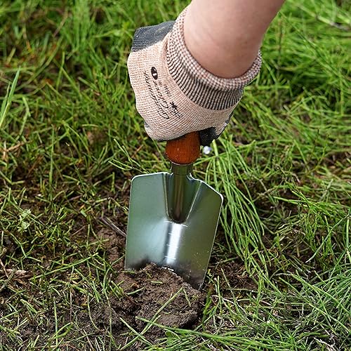 Miniatura 9 de Rastrillo de mano japonés herramienta de jardín, acero japonés con mango de madera, rastrillo pequeño para hojas, herramienta de limpieza de jardín