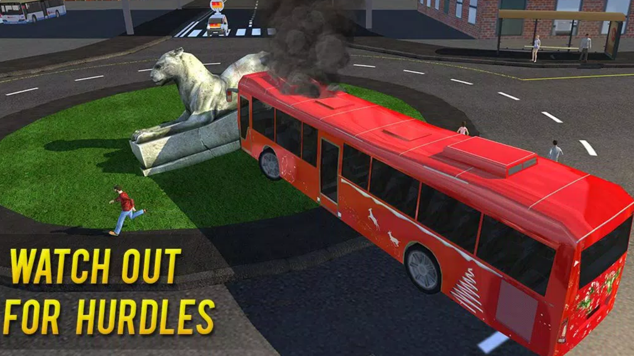 Real Flying Bus Real Euro City Flying Bus Driving Simulator Games - Transport City ...
