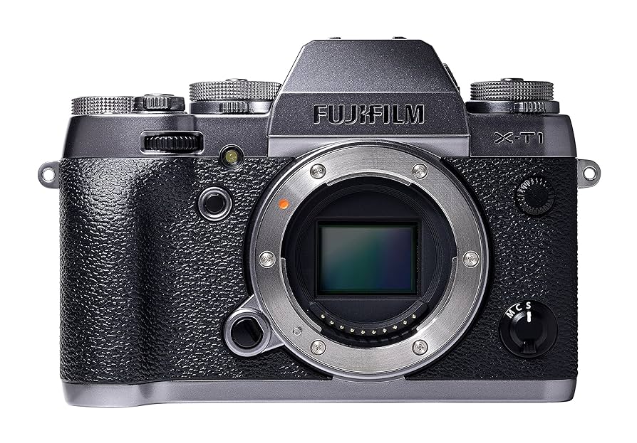 FUJIFILM X-T1 Graphite Silver Edit　#9408 Fujifilm X-T1 Graphite Compact System Camera - Silver