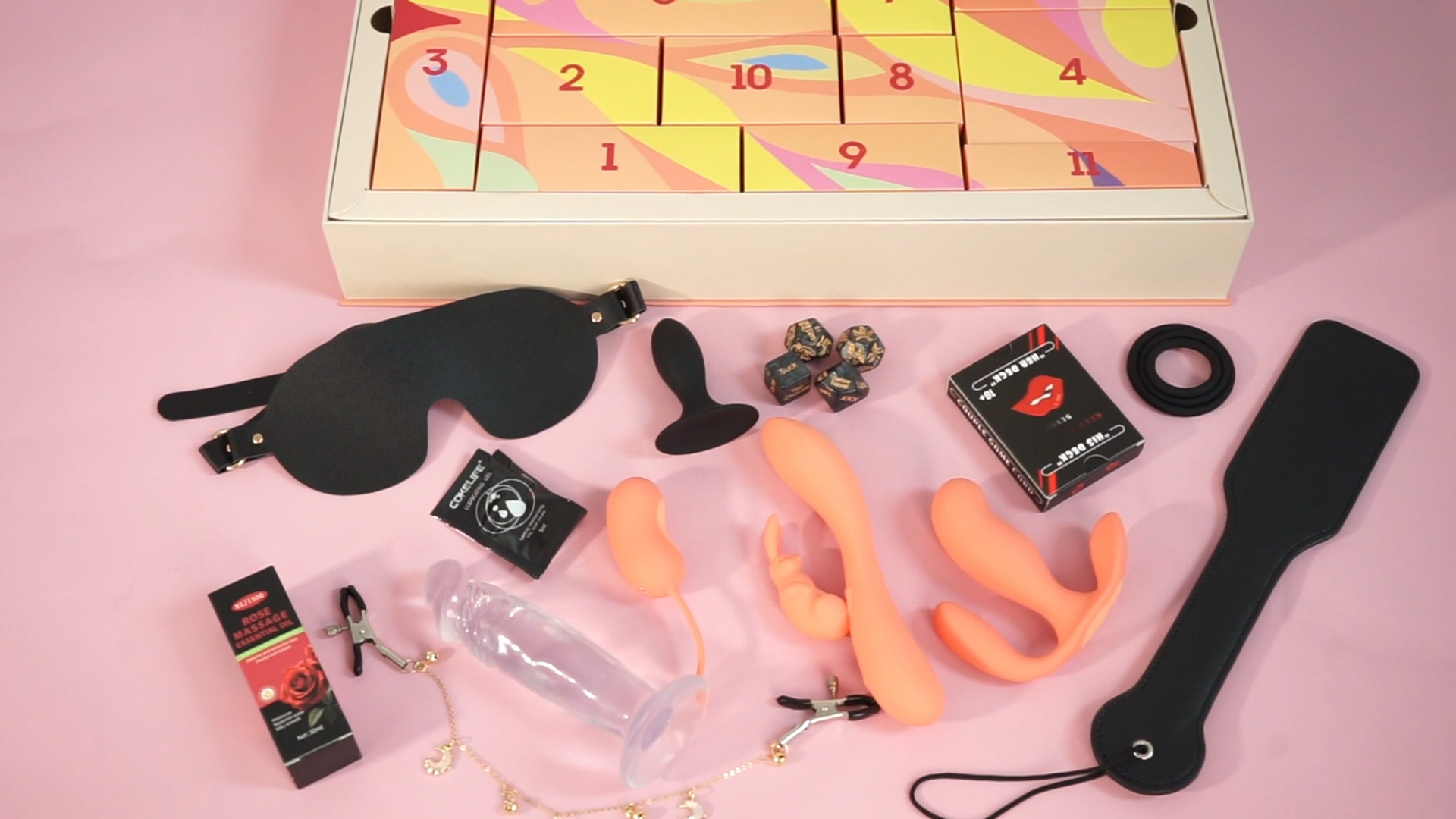 Amazon.com: PearlsVibe Deluxe Sex Toy Advent Calendar 2025 | 12-Piece  Couples Sex Toy Kit Gift Set | Vibrator, Remote Egg, Wearable Vibrator,  Dildo & Bondage Accessories for Women & Men | Worth