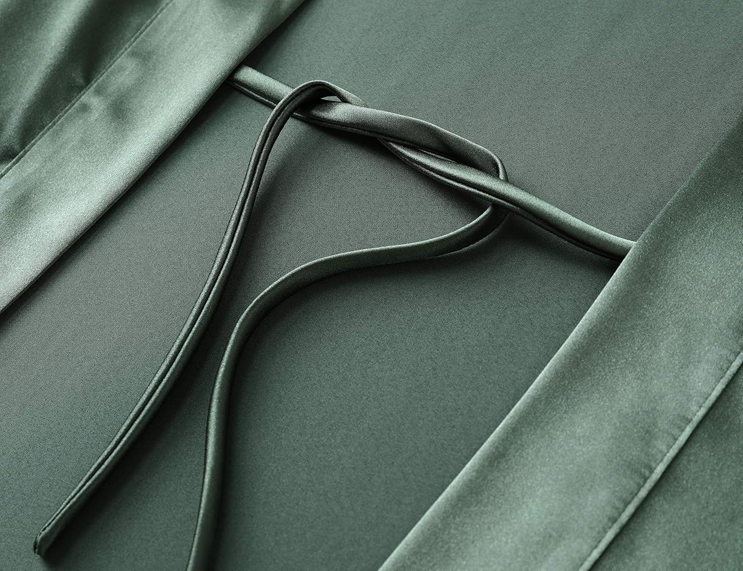 PRODESIGN Satin Kimono Robe Women Long Silky Kimono Bathrobe Sleepwear Wedding Bridesmaid Robe - Image 6