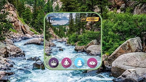 Peaceful Waters: Serene Stream and Forest Sounds - Soothing River Flow Video for Relaxation and Sleep On Fire Tablets & Fire TV - NO ADS – vue 8