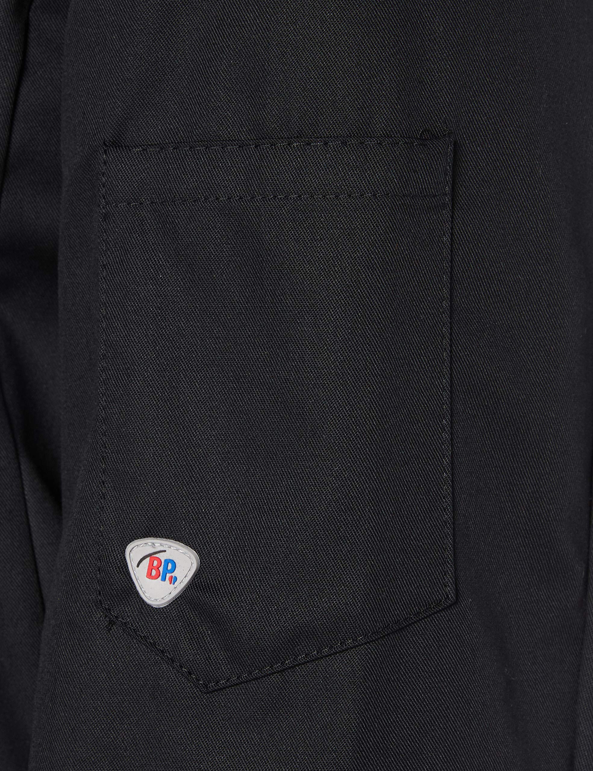 BP Gourmet 1544-400-32 Kochjacke für Damen - Langärmelig - 65% Polyester, 35% Baumwolle - Standard Passform - Größe: S - Farbe: schwarz