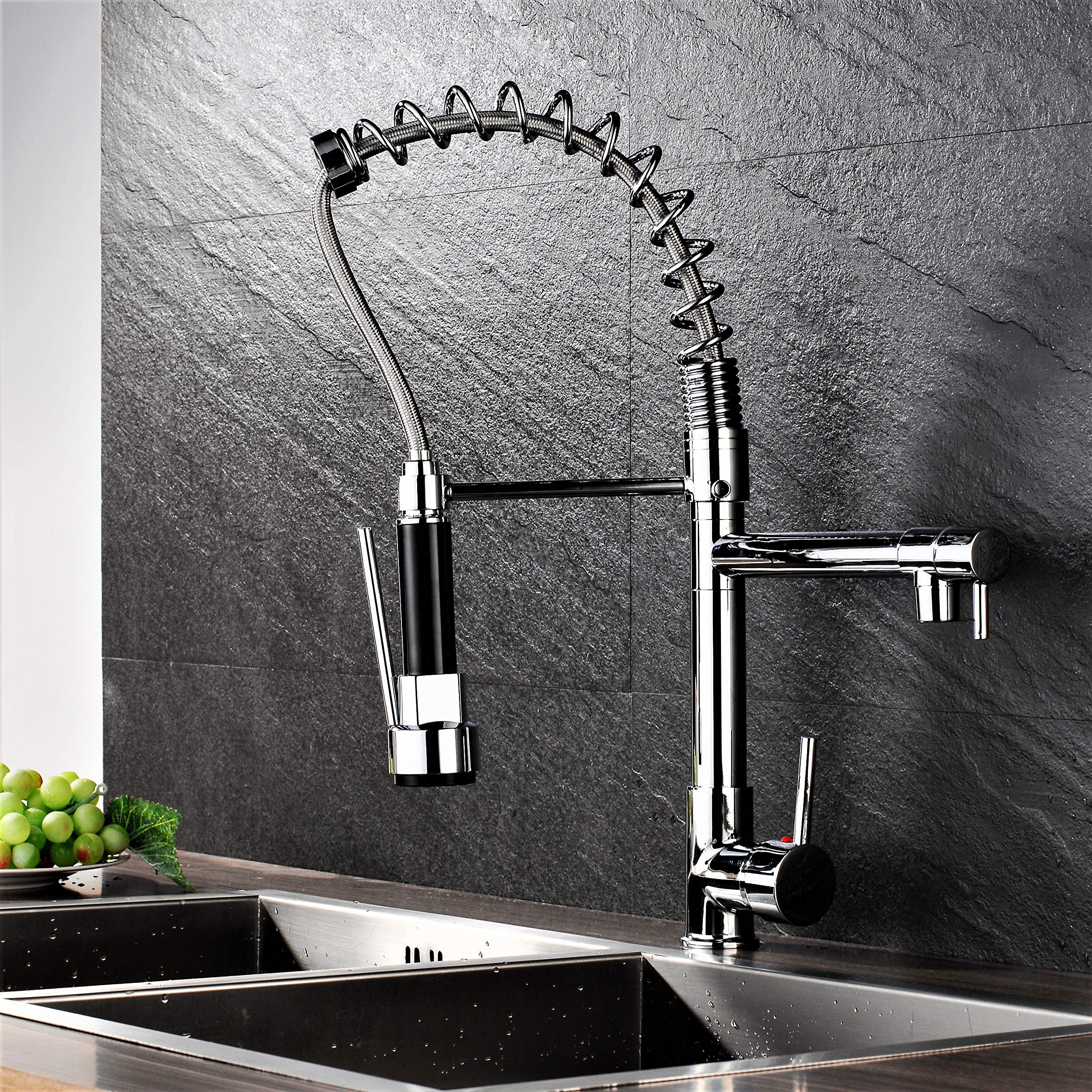 Gastro profesional – Grifo cocina grifo mezclador grifo ducha resorte
