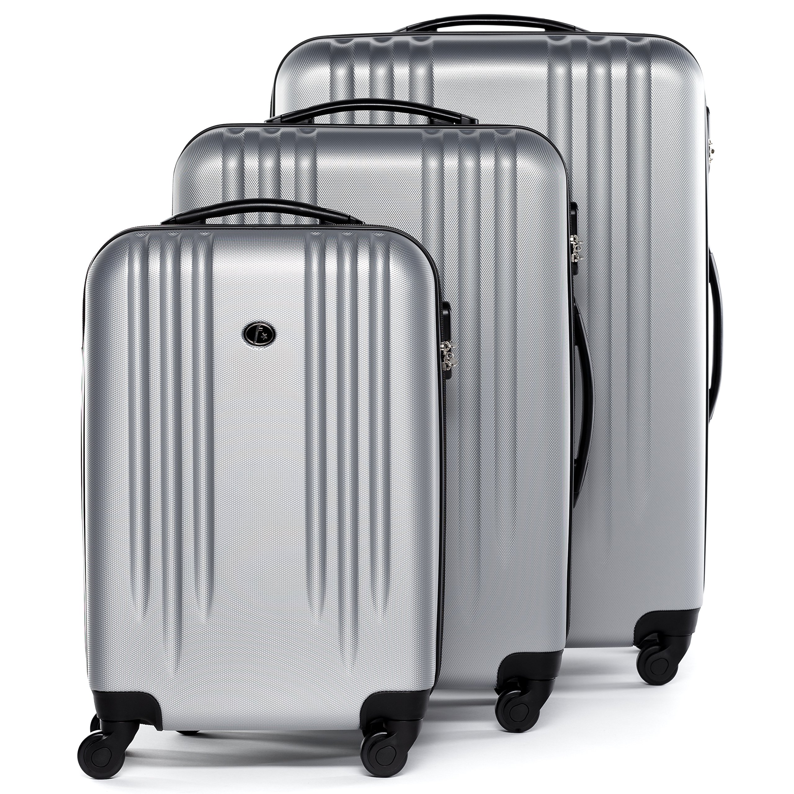 FERGÉ Set valises Trolley Marseille | Bagages Rigide 4 Roues 360 degrés |Valises Voyage léger Vacances
