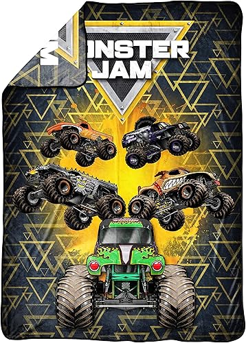 Miniatura 2 de Monster Jam MJ Life - Manta (2 piezas, incluye manta, cesta emergente)
