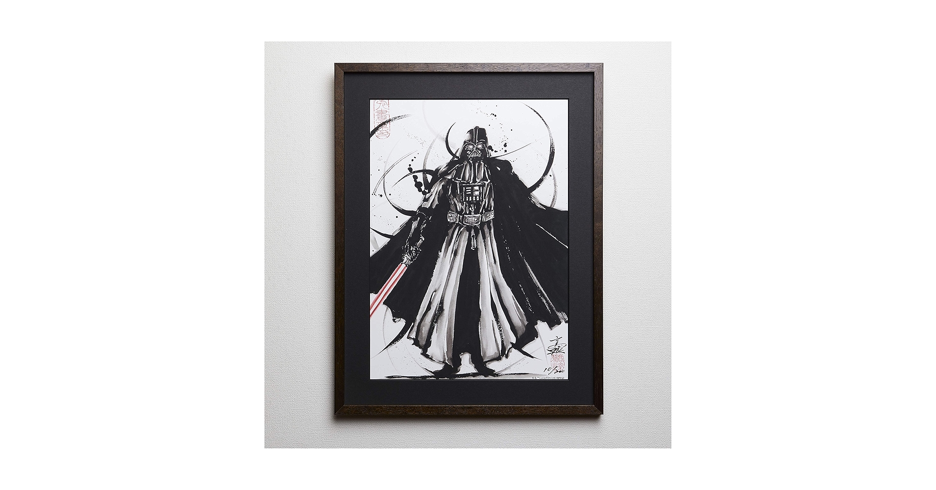 こうじょう雅之　武人画　スターウォーズ 誰もが惹きつけられるインパクト！こうじょう雅之氏描き下ろし