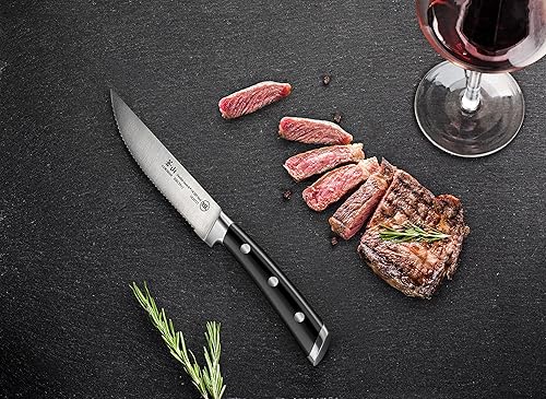 Miniatura 4 de Cangshan TS Series 1020724 Juego de cuchillos para carne de acero forjado 14C28N sueco de 4 piezas