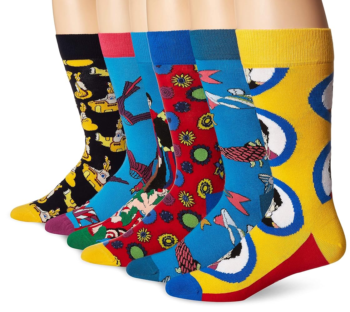 ビートルズ ソックス 6足セット BOX The Beatles x Happy Socks Collector Box Set x6 - Pack #2