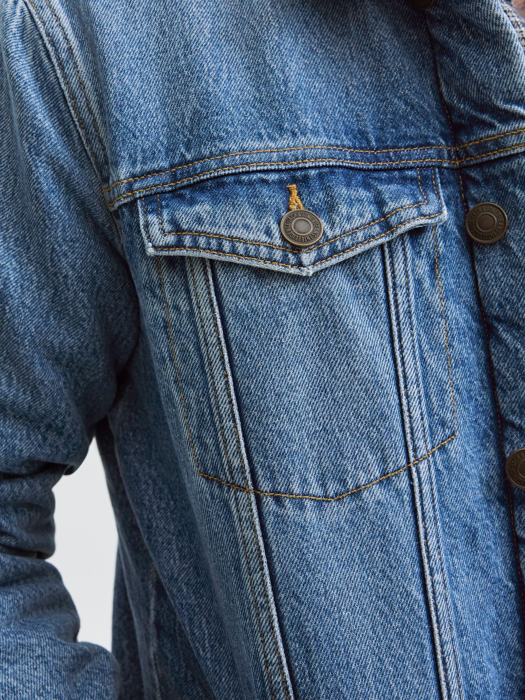 JACK & JONES Jjijean Jjjacket W. Sherpa Sq 024 Sn Jjijean Jjjacket W. Sherpa Sq 024 Sn Hombre (Pack de 1)