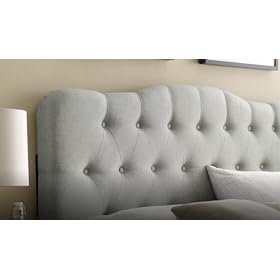 Modway Annabel Tufted Button Faux Leather Upholstered Queen Headboard in White A1K7GYkgR L. SS280