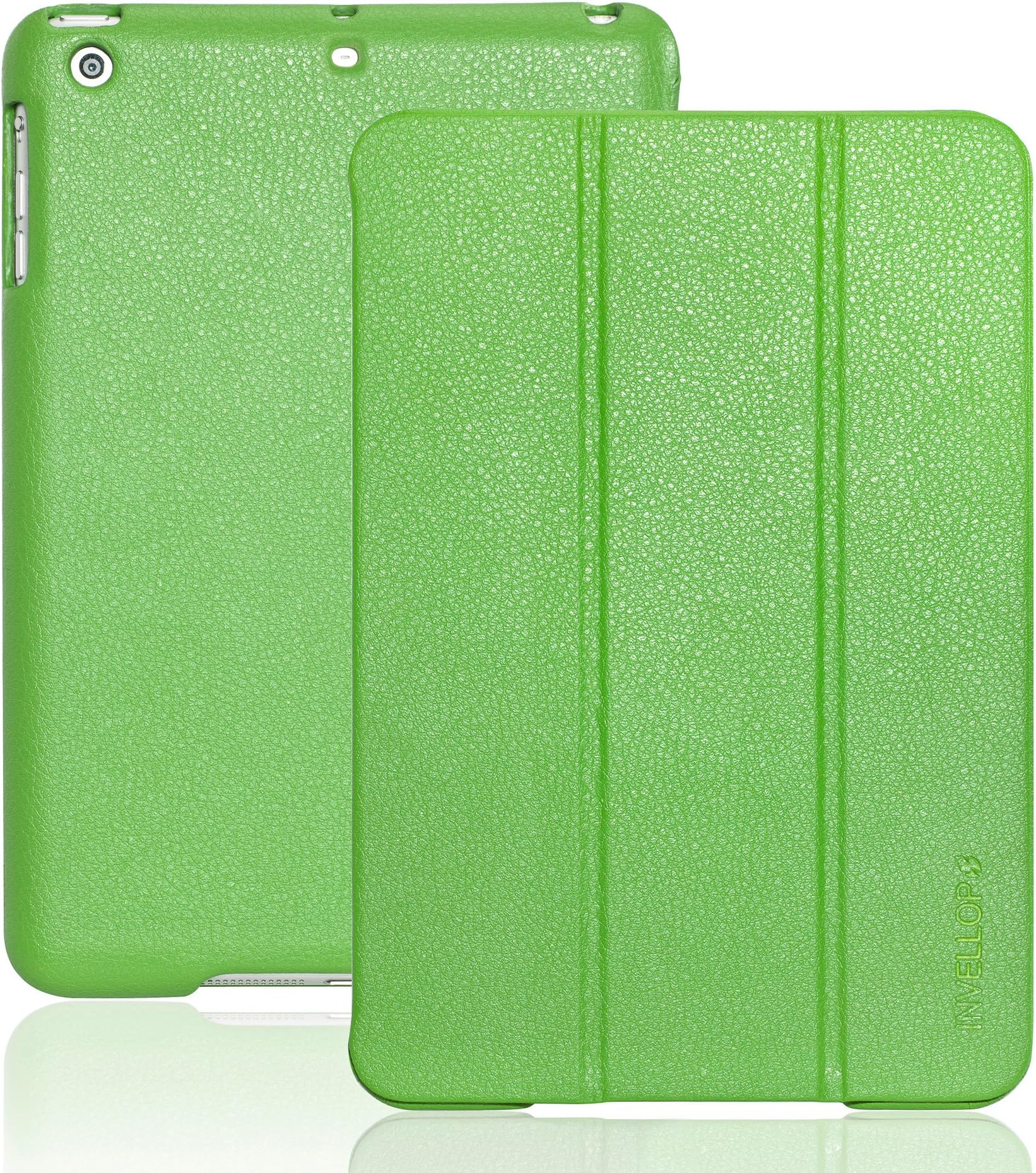 iPad Mini case, Gecko Green Leatherette Case Cover for Apple iPad Mini/iPad Mini 2/iPad Mini 3 (Gecko Green)