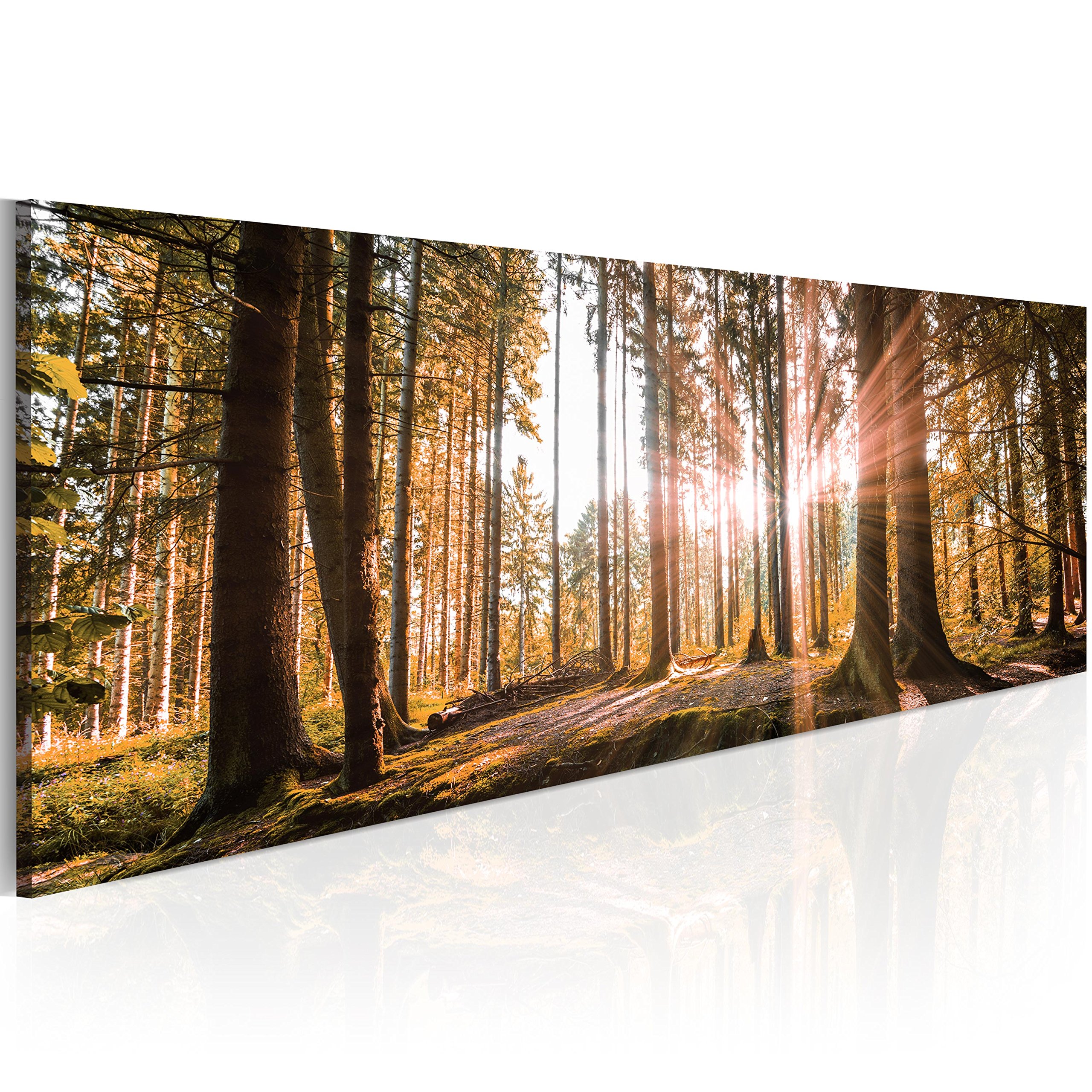 B&D XXL - Acrylglasbild Geschenke Heimdekoration, 135x45 cm, 1-teilig | Hochwertige Leinwand, sofort aufhängbar, ideal fürs Wohn- oder Schlafzimmer, wasserfest und lichtecht, langlebig, stilvoll