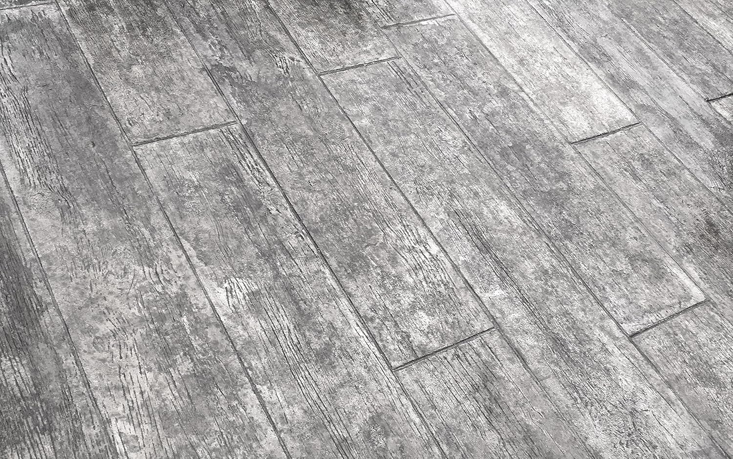 Centennial Plank Concrete Stamp Single by Walttools | Vintage Wood Slab, Sturdy Polyurethane Texturing Mat, Decorative Realistic Lumber Detail (4 ft. (Rigid - Green))