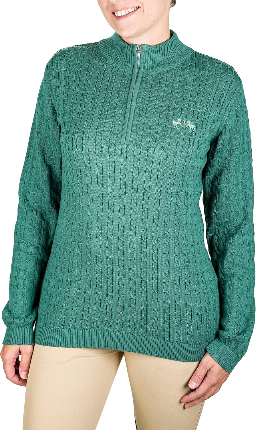 Equine Couture Ladies Zara Cable Knit Sweater