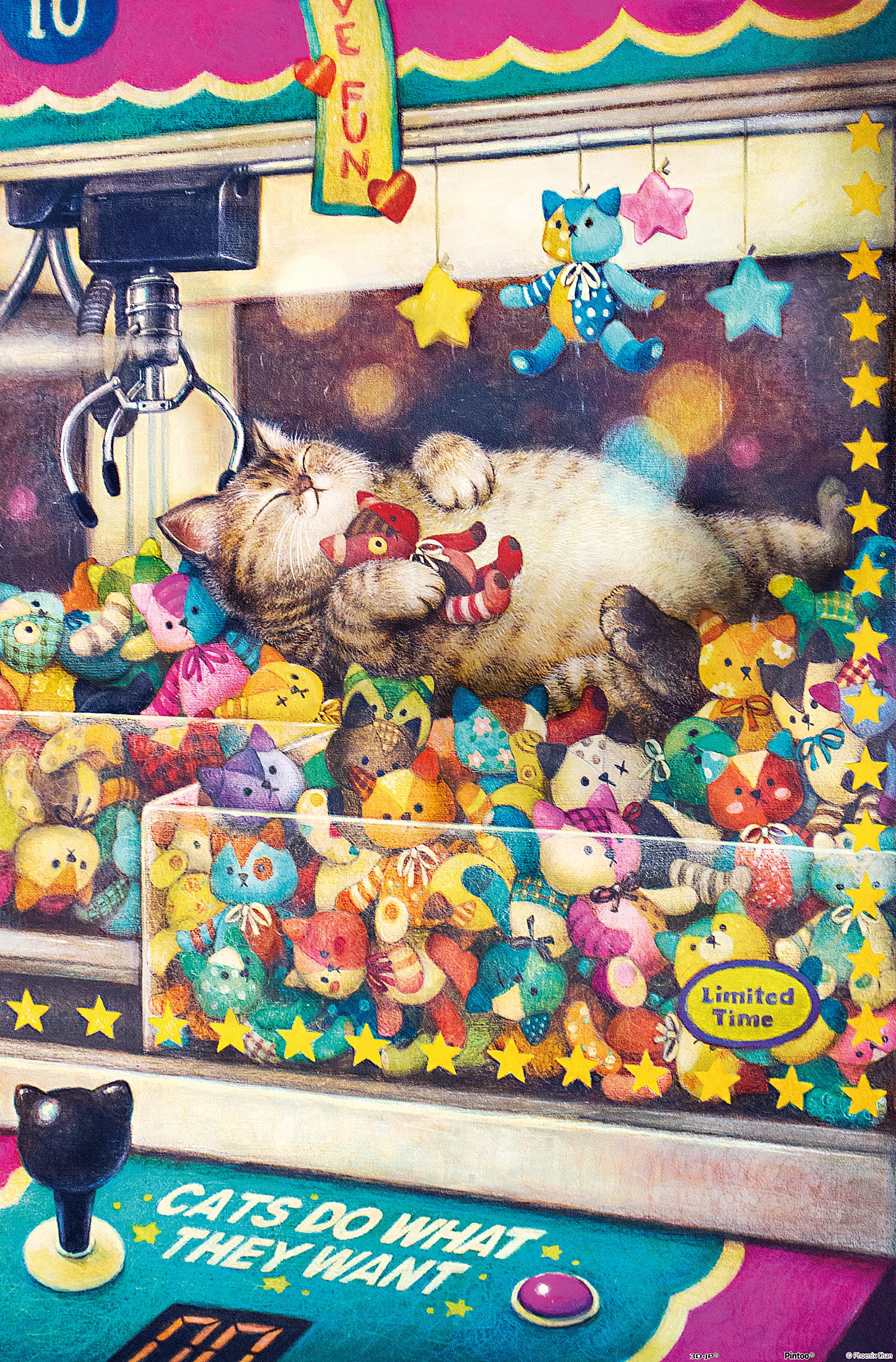 Pintoo Jigsaw Puzzles 600 Piece for Adults - Phoenix Chan - Daily Life Beautiful Plastic Puzzle for Home Decor Zero Dust Easy Storage [H2423] - Phoenix Chan - Daily Life