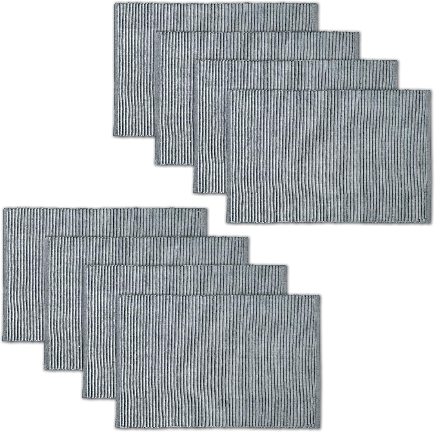 100 Cotton Ribbed Placemats Set of 813 x 19 Inches