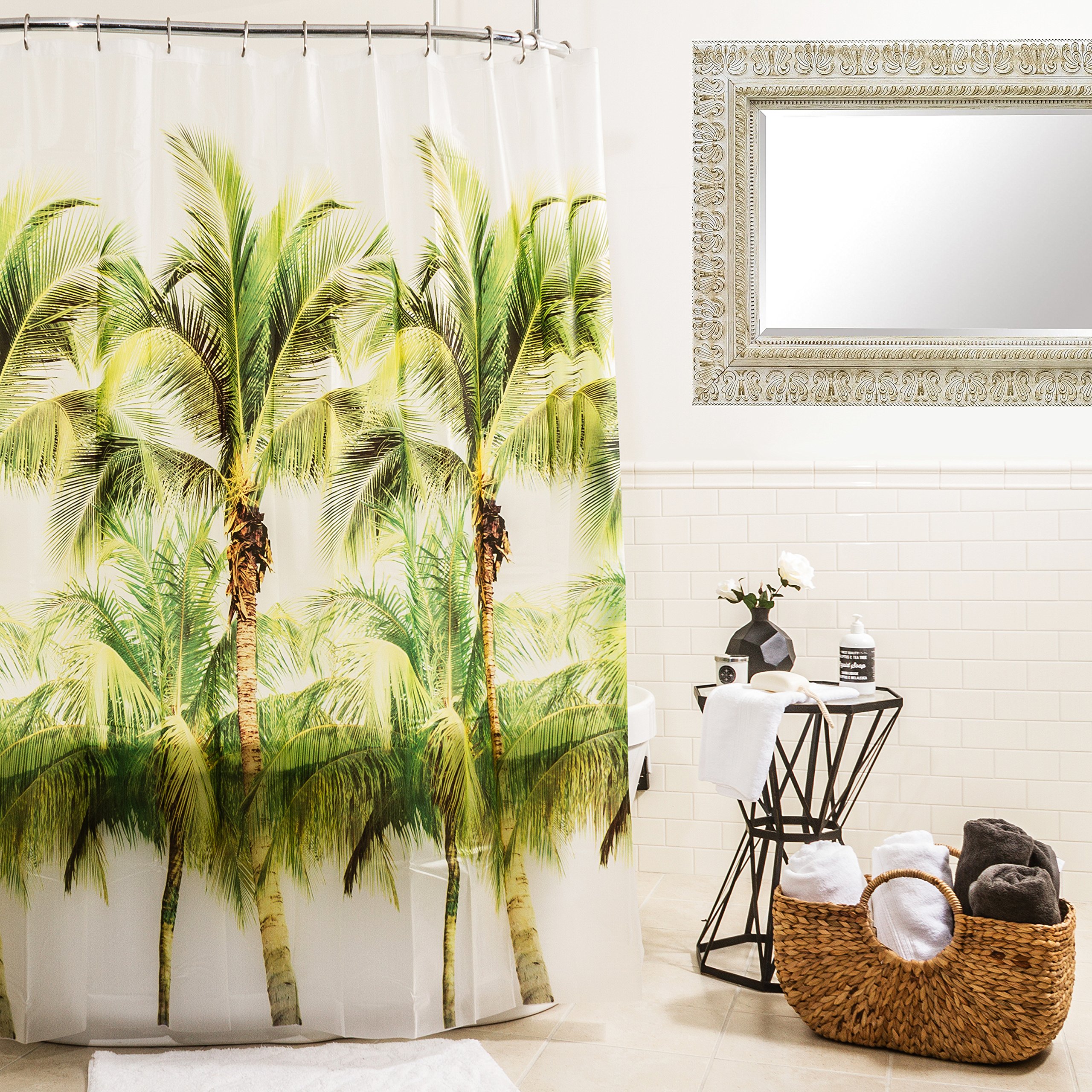 Palm Tree Shower Curtains Curtains & Drapes
