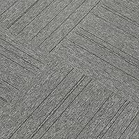 Vista 2 de Muestra de Mosaico de Alfombra Mohawk Basics 8" x 8" con Fibra PET EnviroStrand™ en Hierro, (1 Muestra)