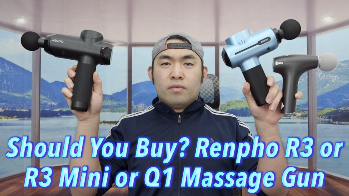 Watch Should You Buy? Renpho R3 or R3 Mini or Q1 Massage Gun on Amazon Live