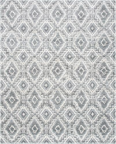 Miniatura 3 de Colección MARTHA STEWART por HLucia Shag Collection - Alfombra de área para sala de estar, comedor, dormitorio, 8 x 10 pies, gris oscuro, gris