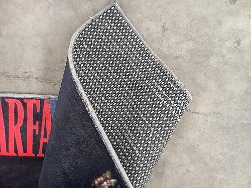 Miniatura 8 de Alfombra de Scarface, alfombra de Tony Montana, alfombra temática, regalo personalizado, única, decoración del hogar, alfombra de área, regalo para