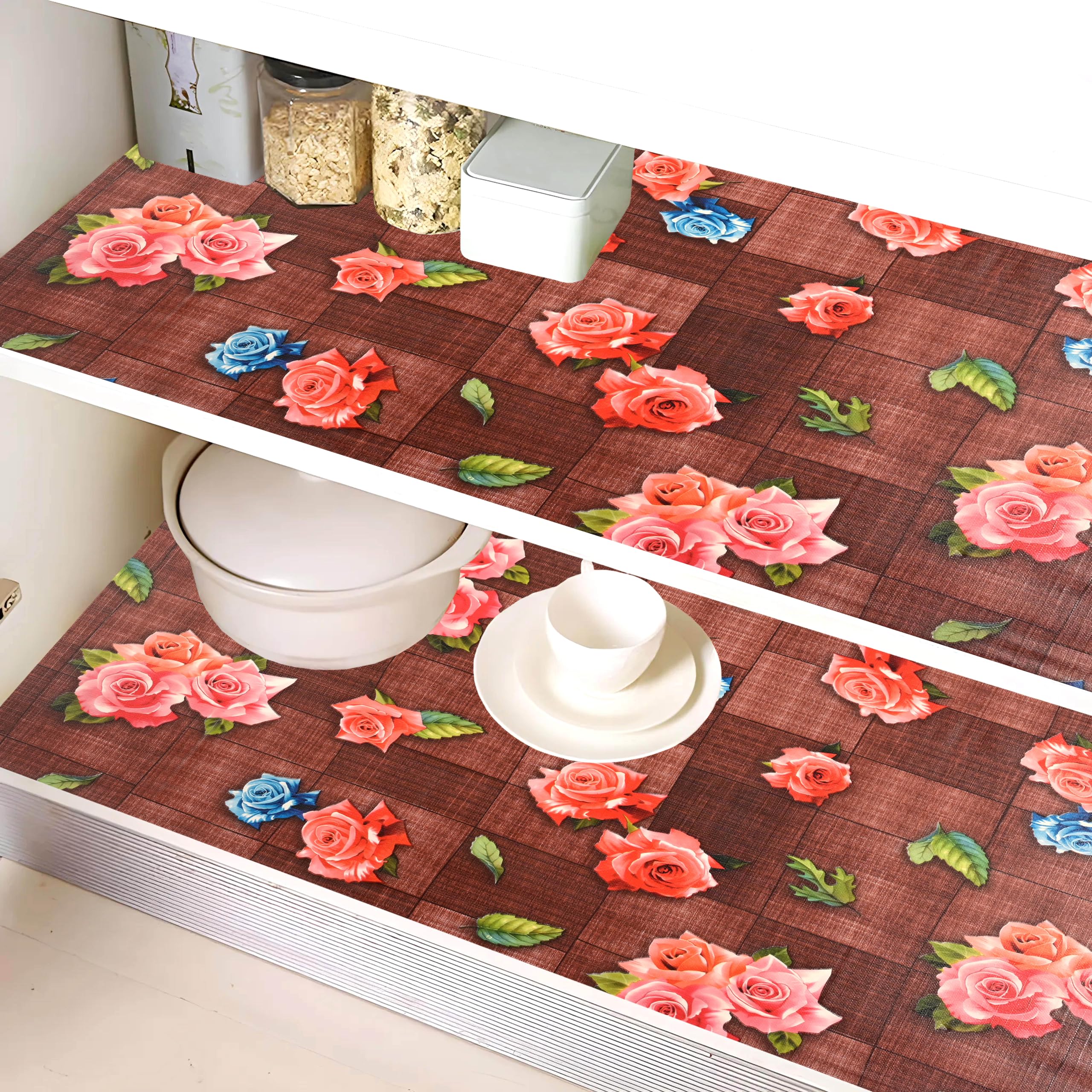 PVC Shelf Liner - Anti-Slip Kitchen Mats -1