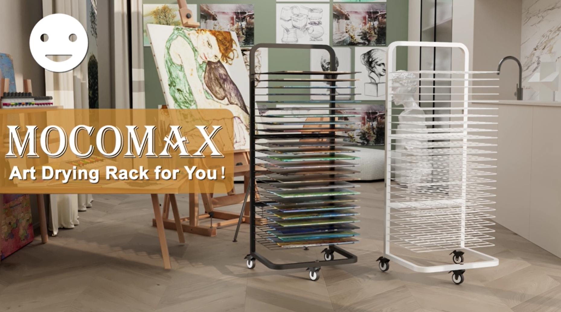 Amazon.com: mocomax Art Drying Rack for Painting, Metal Paint