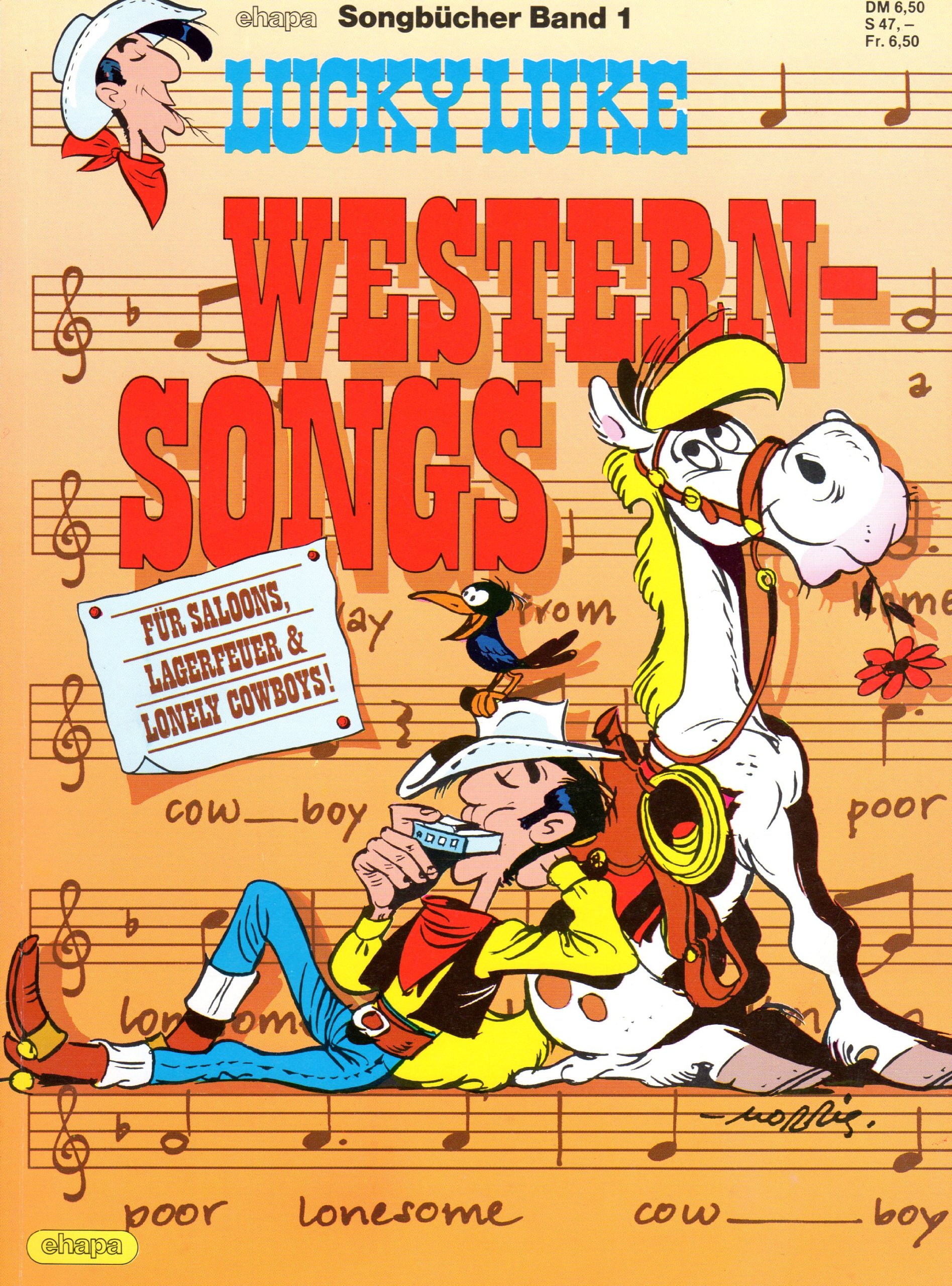 Ehapa Songbücher Comic Album # 1 - LUCKY LUKE Western-Songs (Lucky Luke)