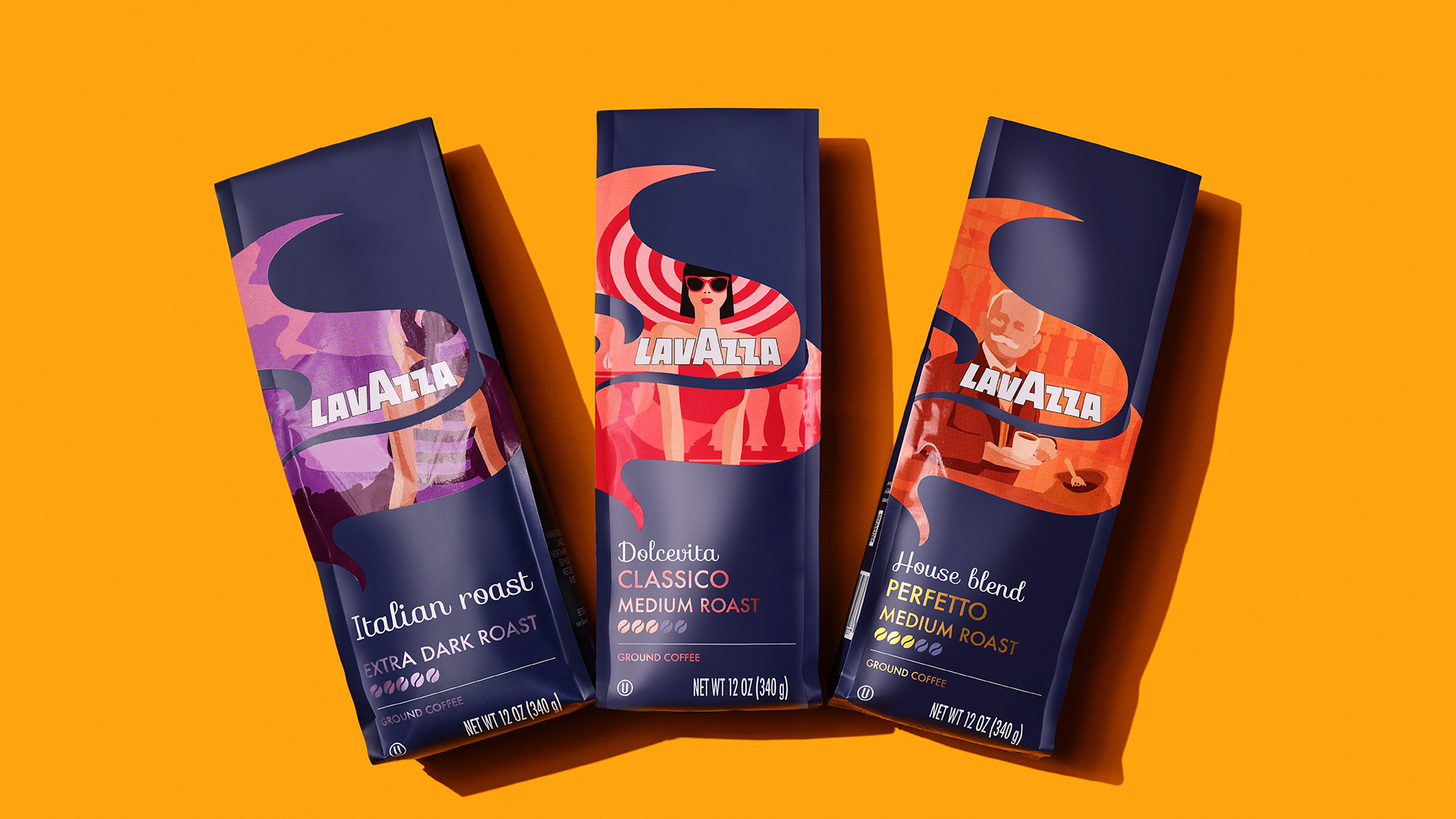 Amazon.com : Lavazza Opera Intenso Ground Coffee 12oz Bag, Dark