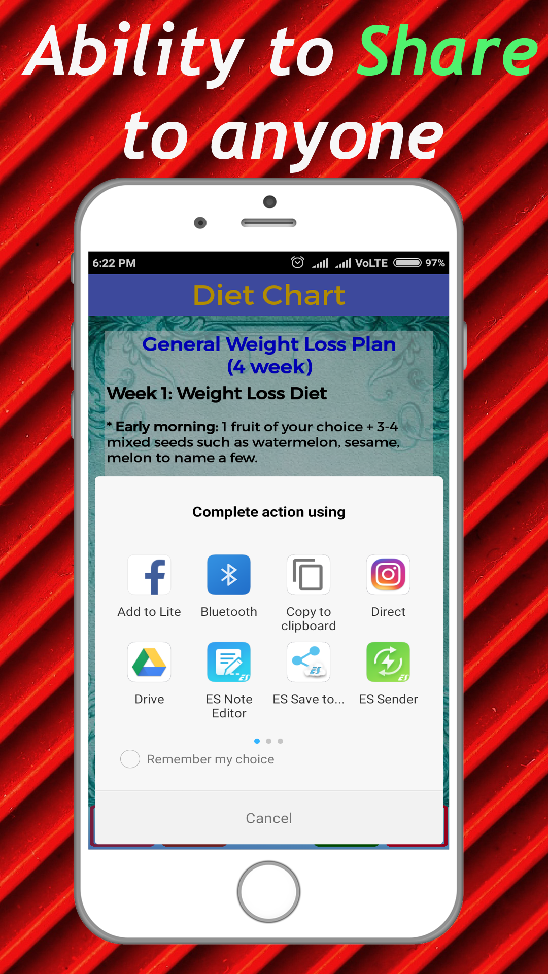 Diet Chart (For Weight Loss, Weight Gain & Gym) App on Amazon Appstore