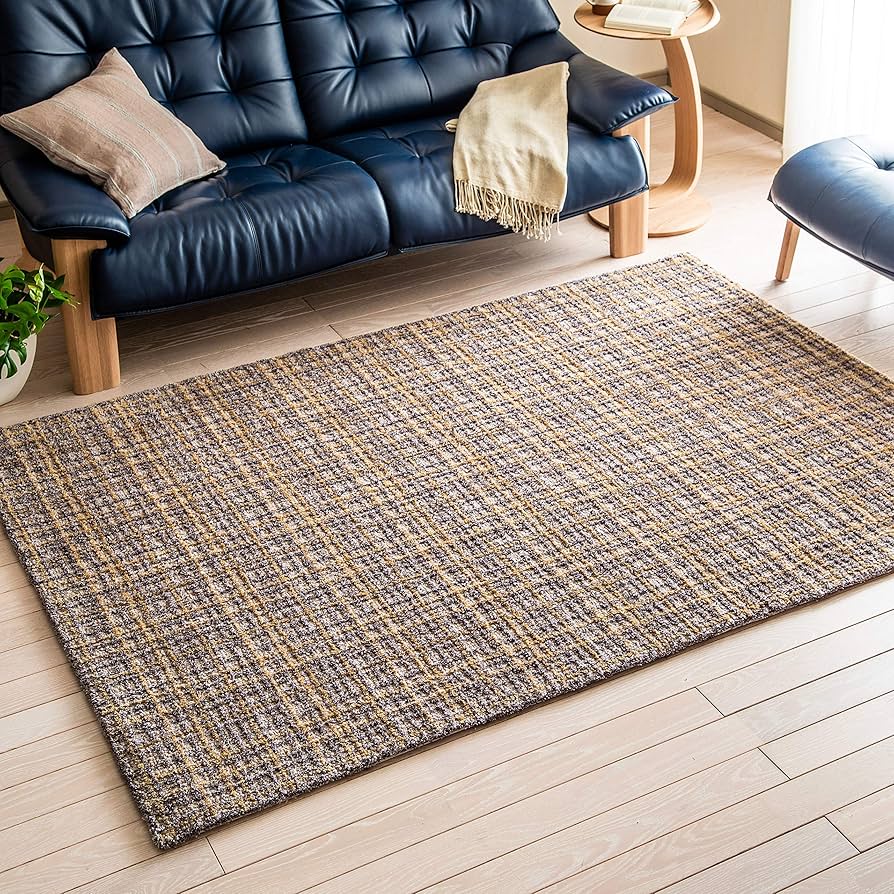 ウールラグ 約144cm x 66cm Amazon|【カリモク正規品】オリジナル ラグ ウール100% クロス