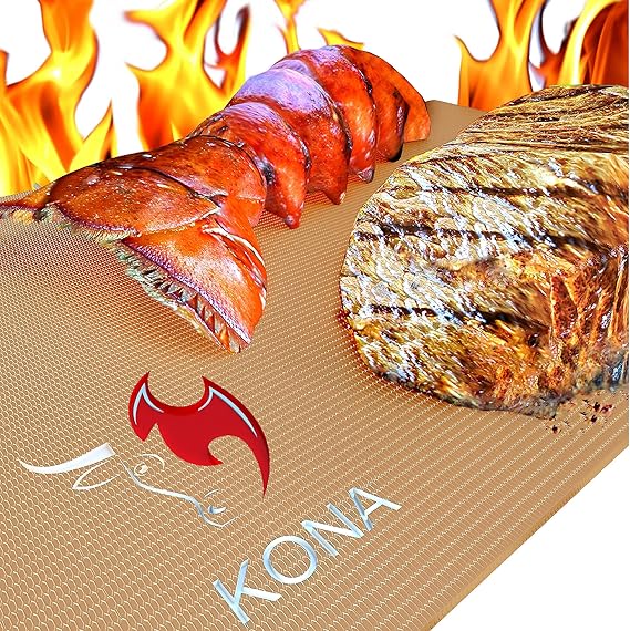 Kona Copper Grill Mats Ultimate Grill Mats for Outdoor