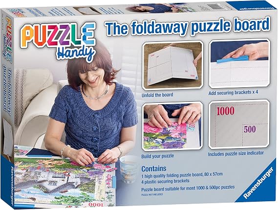 Tapis De Puzzle Antiglisse Ravensburger - Jusqu'à 3000 Pièces - Rangez Et Transportez Facilement