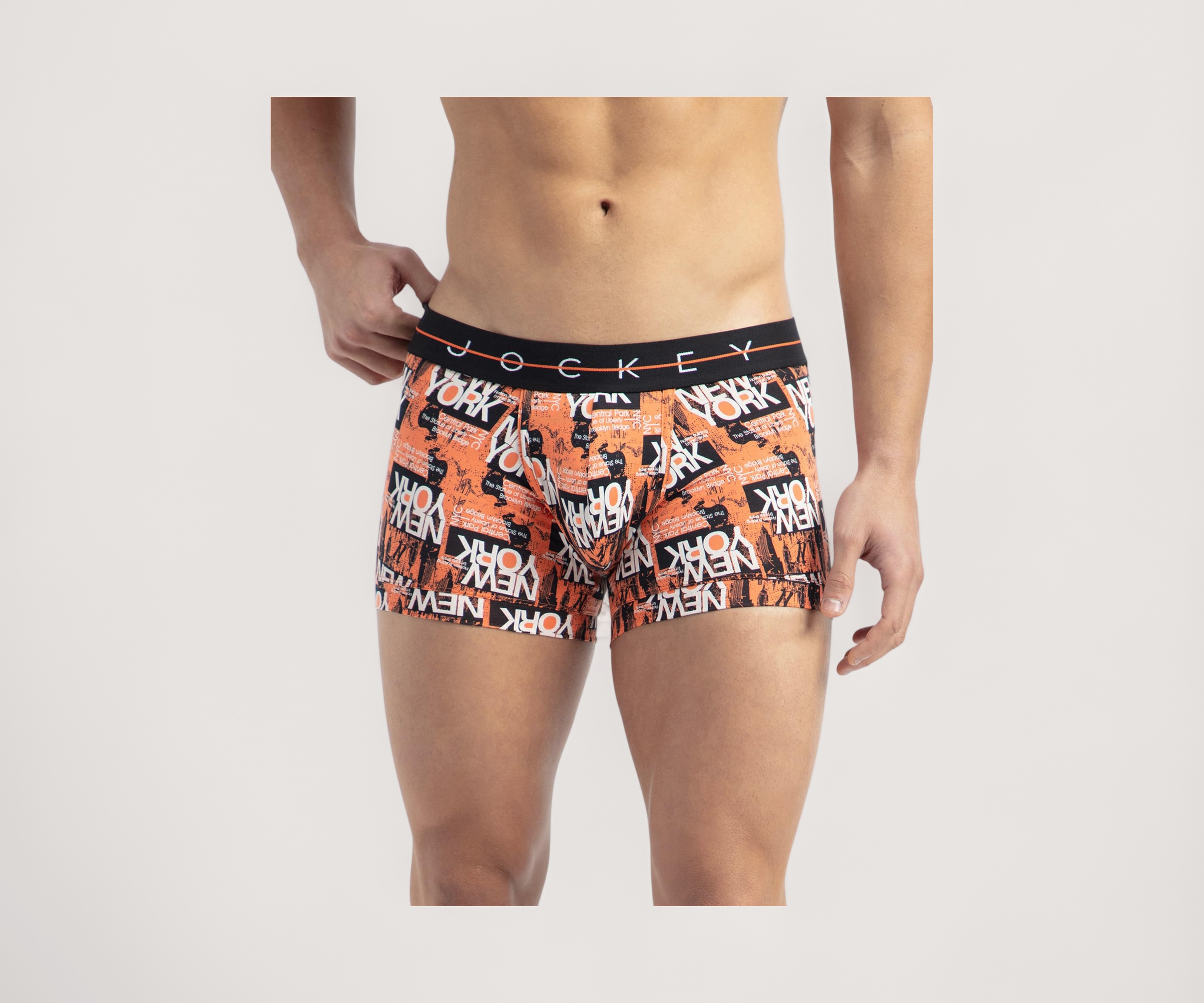 Jockey NY02 Men's Super Combed Cotton Trunk - Image 1