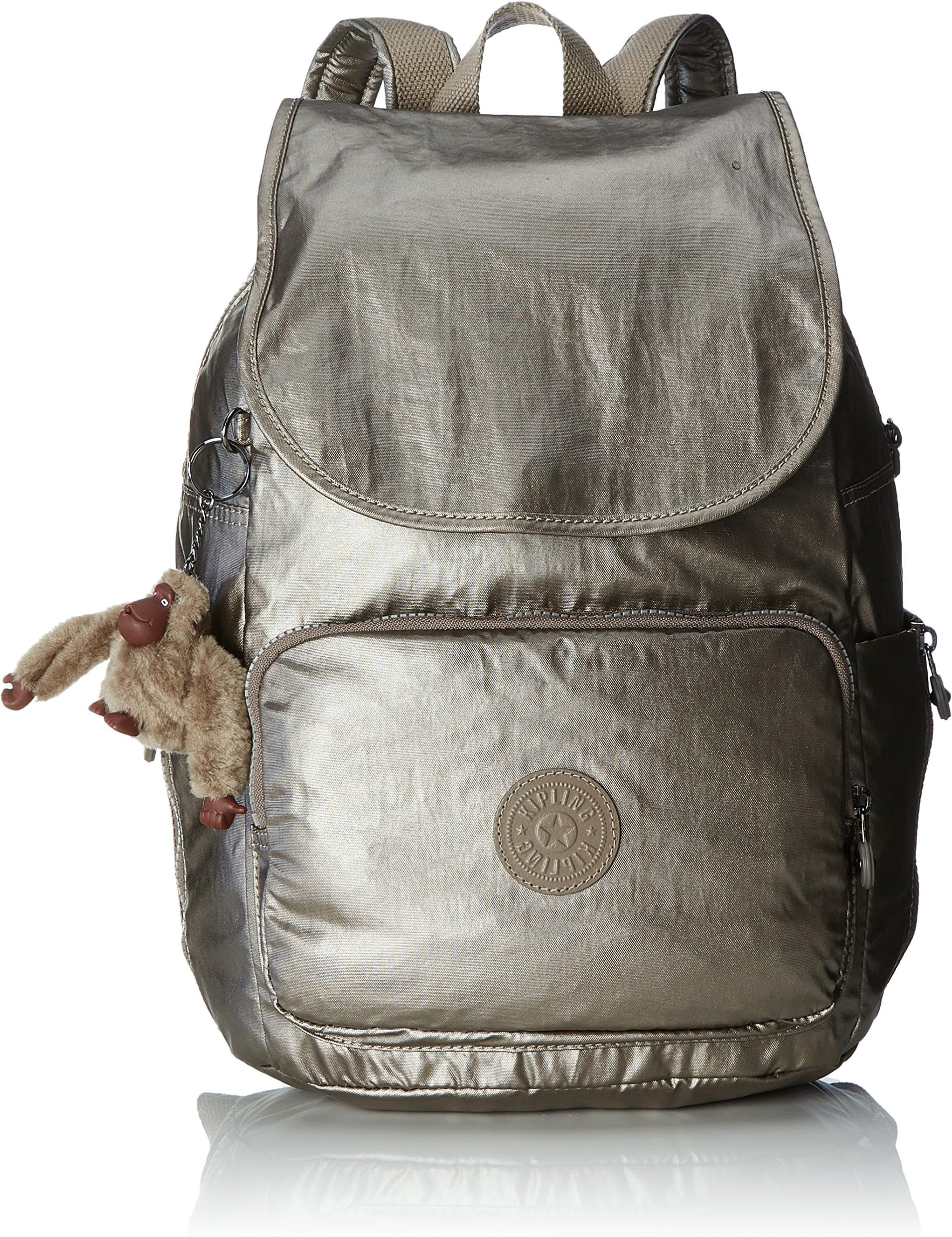 Kipling Cayenne Small Backpack Metallic Pewter
