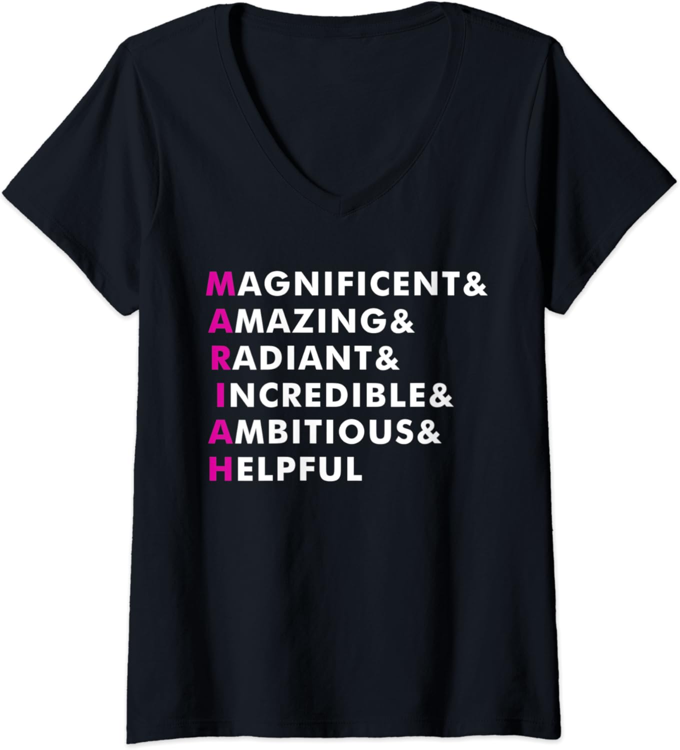 Amazon.com: Womens Mariah Name Shirt Personalized Gift V-Neck T-Shirt