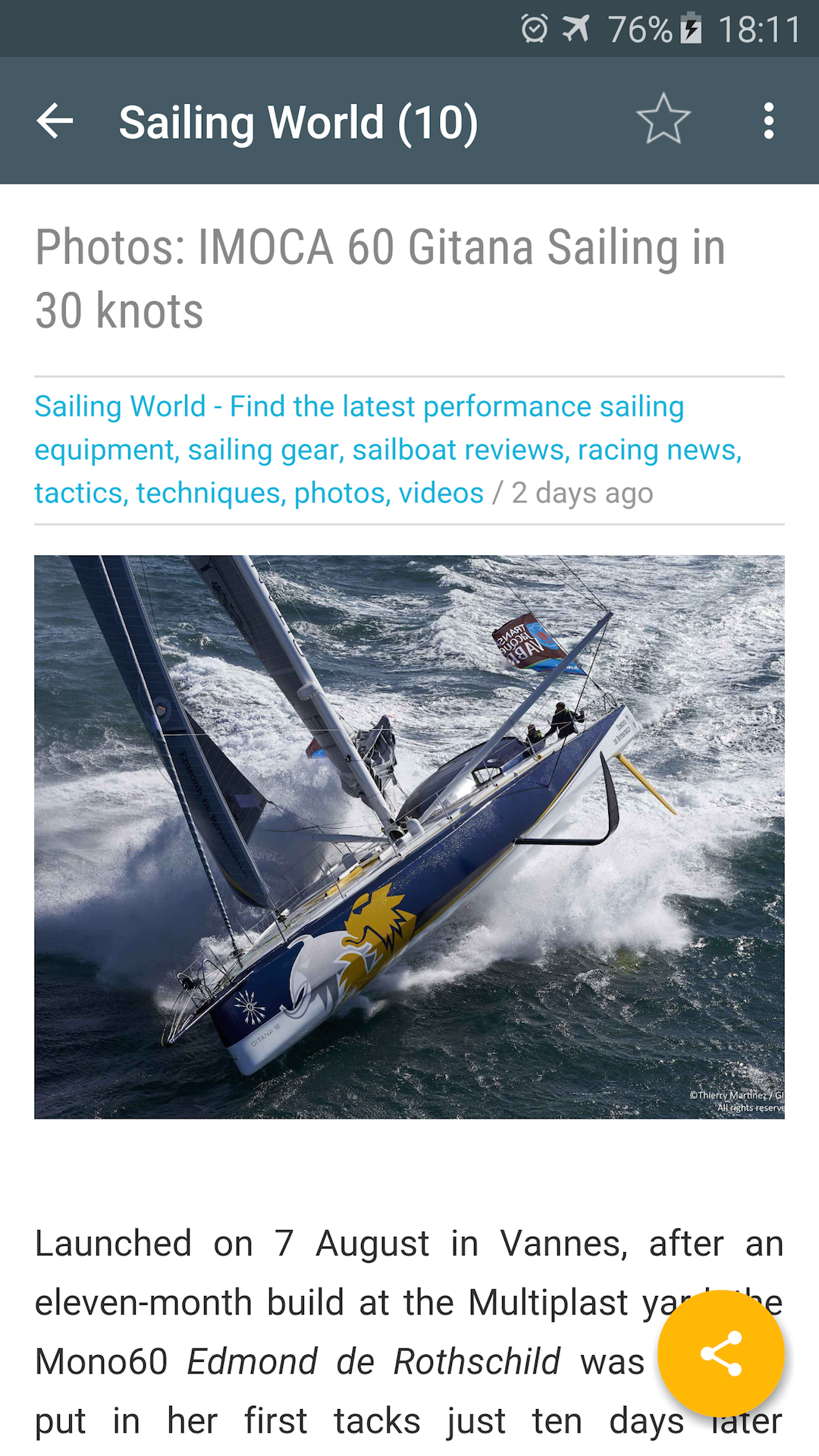 Sailing News - App on Amazon Appstore