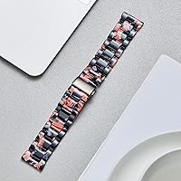 Vista 24 de BINLUN Resin Watch Bands Replacement Watch Straps for Men Women 14 Colors Watchbands Lightweight 12/14/16/18/20/22mm Wrist Bands Fashion