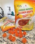 Garbage Disposal Cleaner and Deodorizer Drops- [[50-Count]] Orange Zest Scented Kitchen Sink Freshener Pods & Drain Odor Eliminator Disposer Care Balls by Bastion