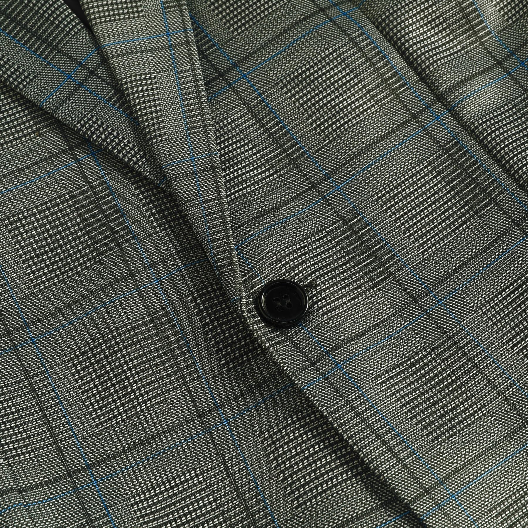 Allthemen Abito da Uomo Plaid 2 Pezzi Completo Giacca Blazer Pantaloni Slim Fit da Lavoro Abiti Eleganti Cerimonia Smoking