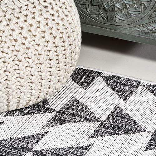 Miniatura 3 de JONATHAN Y SMB126D-28 Andratx - Alfombra moderna tribal geométrica para interiores y exteriores, estilo bohemio, rústico, fácil limpieza,