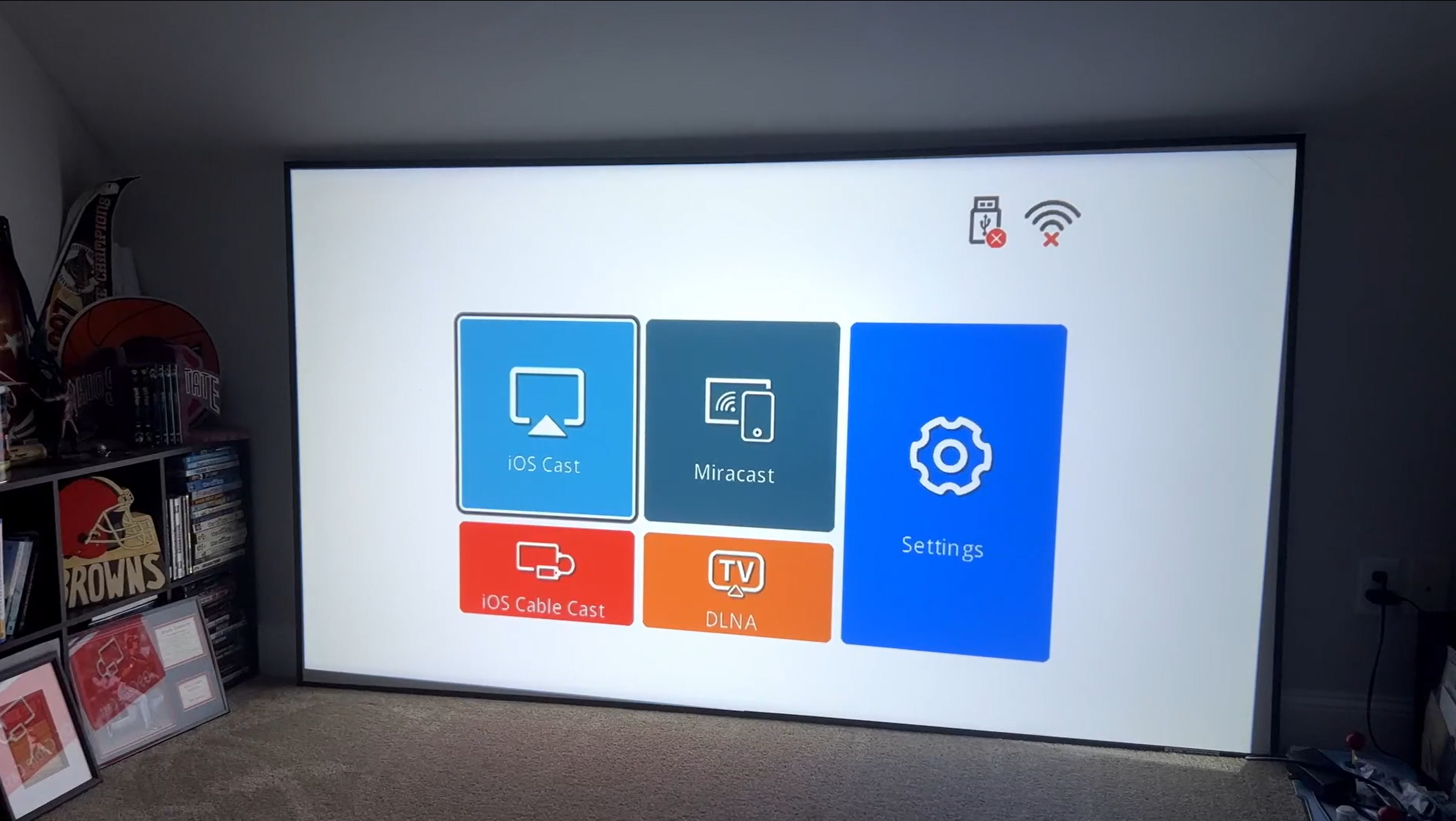 Amazon.com: Projector with WiFi and Bluetooth, ASAKUKI Native