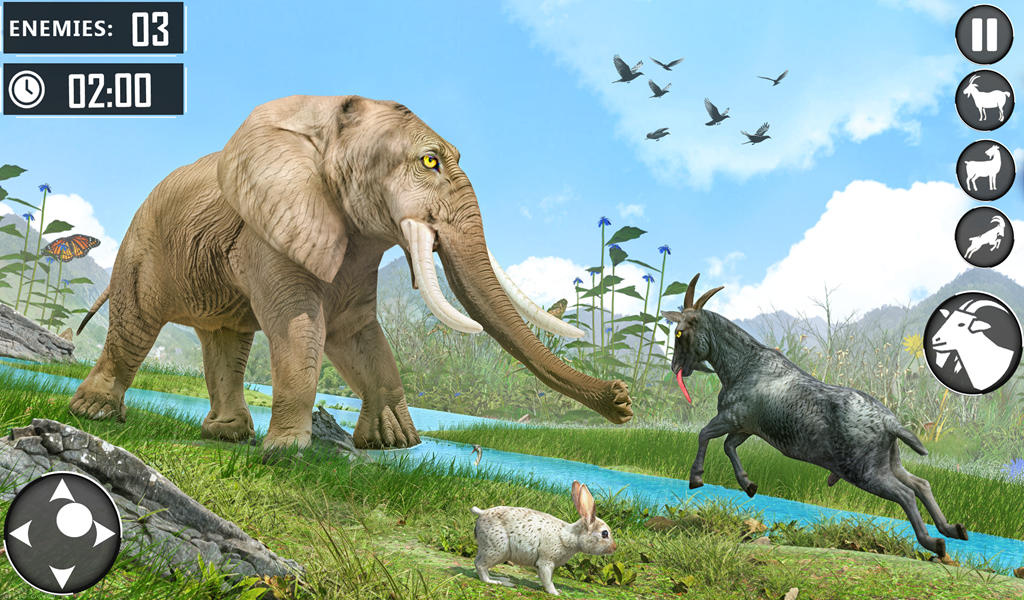 Crazy Goat Life Simulator Wild Rampage Adventure Explore, Destroy