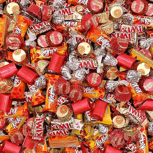 LaetaFood Hershey's Kisses, WHOPPERS, tazas de mantequilla de maní (bolsa de 3 libras)